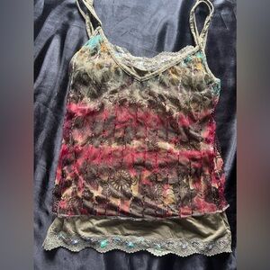 Double lined Y2K camisole